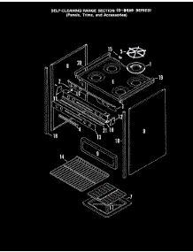 07 - Top & Panels parts for Hardwick Range CPD9822A539ACG from AppliancePartsPros.com