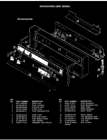 02 - Control Panel (-539 Model) parts for Hardwick Range CPF9823A539A from AppliancePartsPros.com
