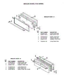 02 - Broiler Door (-1 Models) parts for Hardwick Range CF7141E809R from AppliancePartsPros.com