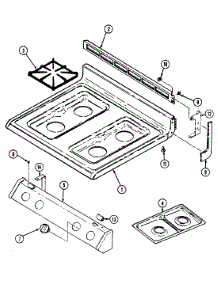 05 - Top Assy. parts for Hardwick Range H3478VVA from AppliancePartsPros.com