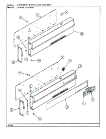 02 - Control Panel parts for Hardwick Range CG4622MW539RG from AppliancePartsPros.com