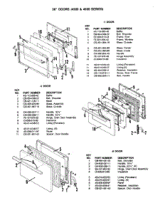 09 - Door (-6 Models) parts for Hardwick Range CF4526A429R from AppliancePartsPros.com