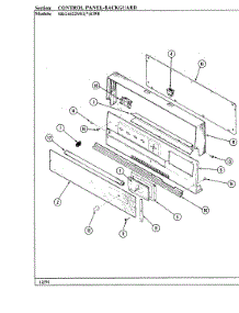02 - Control Panel parts for Hardwick Range SKG4622MGW639R from AppliancePartsPros.com