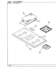 06 - Top Assembly parts for Hardwick Range SKG4622MGW639R from AppliancePartsPros.com
