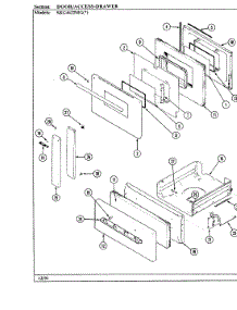 03 - Door / Drawer parts for Hardwick Range SKG4622MGW639R from AppliancePartsPros.com