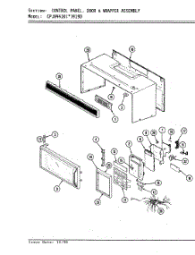 04 - Control Pnl, Door & Wrapper (Microwave) parts for Hardwick Range CPJ8441KA919D from AppliancePartsPros.com