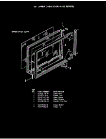 08 - Door (Upper Oven) parts for Hardwick Range CF8412MA729R from AppliancePartsPros.com