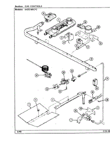 04 - Gas Controls (H4251wrx) parts for Hardwick Range H4251WRA from AppliancePartsPros.com