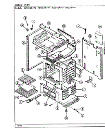 04 - Oven parts for Hardwick Range H3131XRW from AppliancePartsPros.com