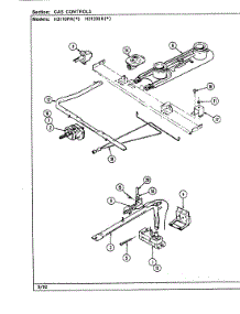 02 - Gas Controls parts for Hardwick Range H3120SRW from AppliancePartsPros.com