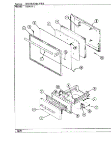 02 - Door / Drawer (Sg9617x429r) parts for Hardwick Range SG9617W429R from AppliancePartsPros.com