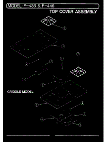 Cooking Top Assembly parts for Hardwick Range F-436 from AppliancePartsPros.com