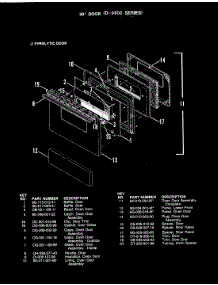05 - Door (-2 Models) parts for Hardwick Range CPD9826W429R from AppliancePartsPros.com