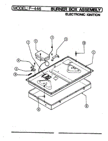 Cooking Burner Box (F-446) (F-446) parts for Hardwick Range F-446 from AppliancePartsPros.com