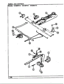 Cooking Gas Controls parts for Hardwick Range H3120SPA from AppliancePartsPros.com
