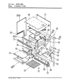 06 - Upper Body parts for Hardwick Range CPJ8441KW719D from AppliancePartsPros.com