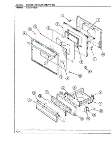04 - Door / Drawer parts for Hardwick Range CKG9641W589RGC from AppliancePartsPros.com