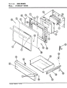 04 - Door / Drawer parts for Hardwick Range CPJ9841KW689DG from AppliancePartsPros.com