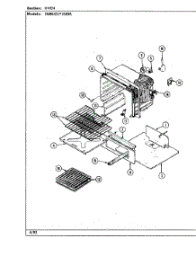 05 - Oven parts for Hardwick Range SM9642A580R from AppliancePartsPros.com