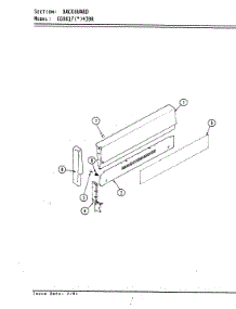 03 - Control Panel parts for Hardwick Range CG9617W439R from AppliancePartsPros.com
