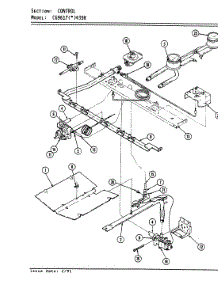 02 - Control parts for Hardwick Range CG9617W439R from AppliancePartsPros.com