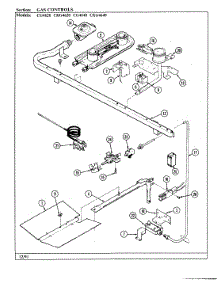 03 - Controls parts for Hardwick Range CKG4642MA639RG from AppliancePartsPros.com