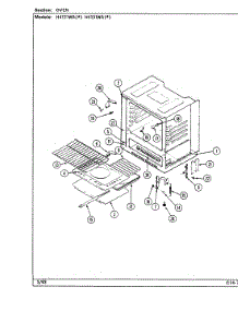 05 - Oven parts for Hardwick Range H4131WRW from AppliancePartsPros.com