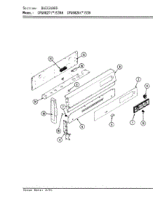 02 - Control Panel parts for Hardwick Range CPG9827A539A from AppliancePartsPros.com