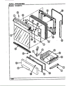 Cooking Door / Drawer (H3120sp*) parts for Hardwick Range H3120SPW from AppliancePartsPros.com