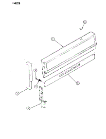 02 - Control Panel parts for Hardwick Range CG9616W429R from AppliancePartsPros.com