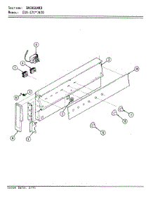 02 - Control Panel parts for Hardwick Range EG9-57W439 from AppliancePartsPros.com