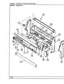 02 - Control Panel parts for Hardwick Range H3832SRA from AppliancePartsPros.com