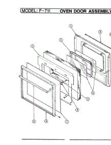 04 - Door Assembly parts for Hardwick Range EF7-11819AE from AppliancePartsPros.com