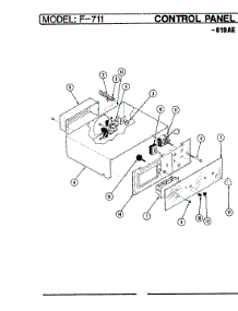02 - Control Panel (-819Ae) parts for Hardwick Range EF7-11819AE from AppliancePartsPros.com