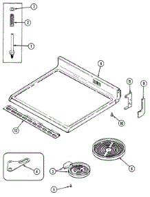 05 - Top Assembly parts for Hardwick Range H3878XVA from AppliancePartsPros.com