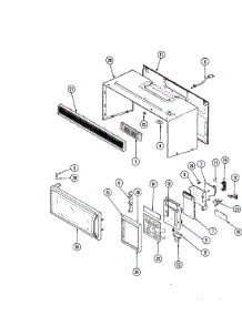 03 - Control Panel (Vm11a-8P) parts for Hardwick Range EPE861KW929A from AppliancePartsPros.com