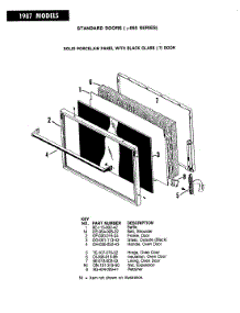 05 - Door (-7 Models) parts for Hardwick Range ED9-57W419R from AppliancePartsPros.com