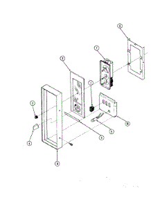 03 - Control Panel parts for Hardwick Range EPE861KW829A from AppliancePartsPros.com