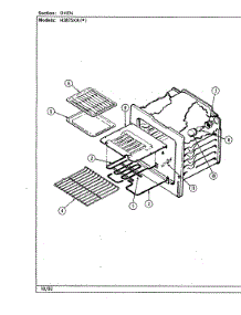 04 - Oven parts for Hardwick Range H3875XRW from AppliancePartsPros.com