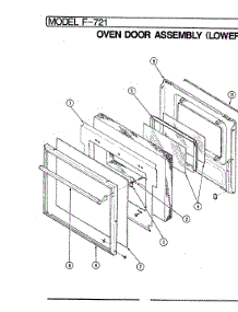 06 - Door (Lower-Epf7-21819Ae) parts for Hardwick Range EPF7-21819AE from AppliancePartsPros.com