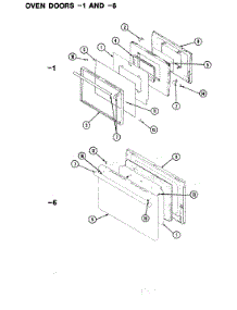 03 - Door parts for Hardwick Range EG971A579 from AppliancePartsPros.com