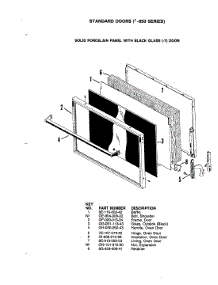 05 - Door (-7 Model) parts for Hardwick Range PD-950 from AppliancePartsPros.com