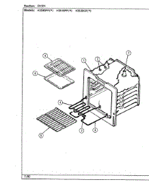 03 - Oven parts for Hardwick Range H3500PPA from AppliancePartsPros.com