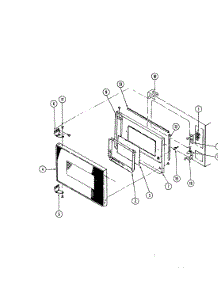05 - Door Assembly (Upper) parts for Hardwick Range EPE861KB829A from AppliancePartsPros.com