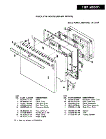 04 - Door (-6 Doors) parts for Hardwick Range ED9-56W439 from AppliancePartsPros.com