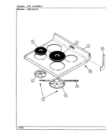 05 - Top Assembly parts for Hardwick Range H3674XRW from AppliancePartsPros.com