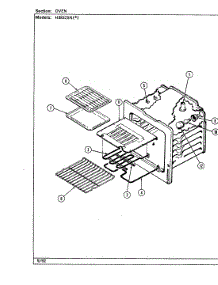 04 - Oven parts for Hardwick Range H3832SRW from AppliancePartsPros.com