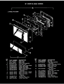 04 - Door (-3 Models) parts for Hardwick Range CPD9843KA659ACG from AppliancePartsPros.com