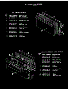 09 - Door (-2 Models) parts for Hardwick Range CKD9521W79R from AppliancePartsPros.com