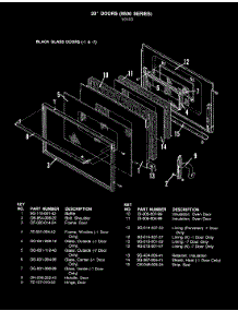 11 - Door (-7 Models) parts for Hardwick Range CKD9521W79R from AppliancePartsPros.com